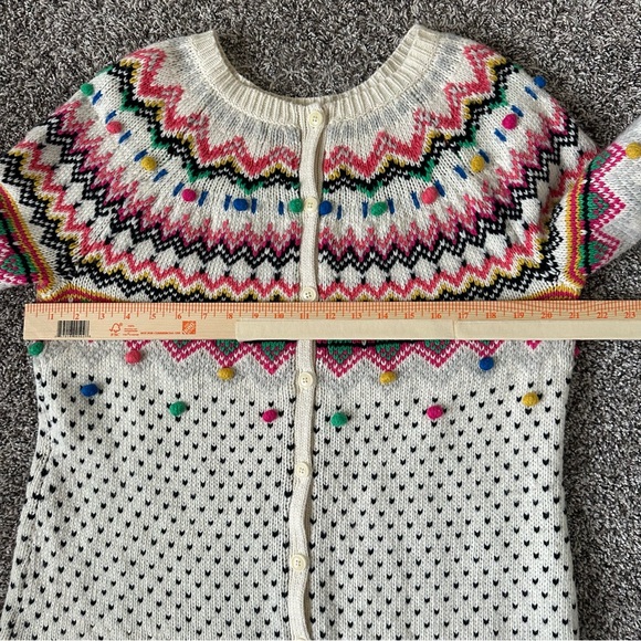 Talbots Women's Multi Color Button Back Sweater. Size Large - Picture 10 of 10
